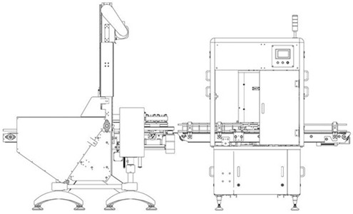 Автоматска внатрешна вакуумска обвивка машина со три глави стаклени тегли капапер опрема hon1