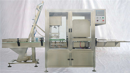 Автоматска влезна машина за вклучување на вакуум, со три глави, стаклени тегли, капаперска опрема hon4