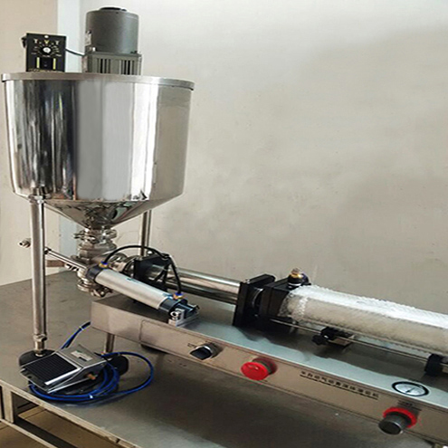 Мешачка машина за полнење на опрема за полнење со крем за густо сос од масло