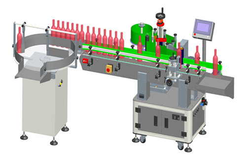 Вертикални машини за етикетирање на црвено вино автоматски со кружни шишиња со грабливи плочи, кои се автоматски со автоматска механичка машина за етикети со транспарентни ознаки