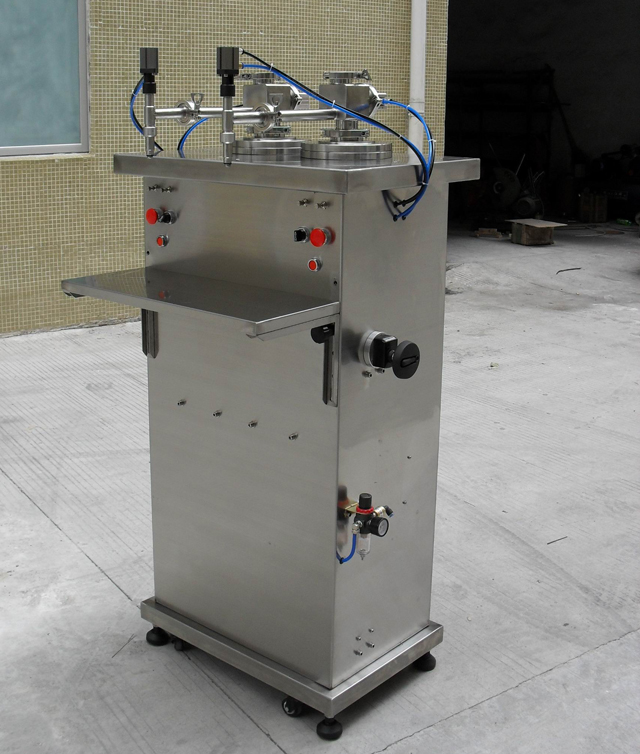 cream filling machine semi automatic vertical lotion sauce filler equipment4