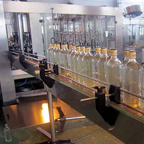 линија за полнење на црвено вино целосно автоматска стаклена шишиња за стакло