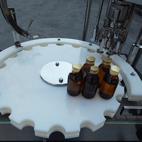 ампула за заклучување машина за заклучување целосно автоматски ротациони стаклени шишиња метал